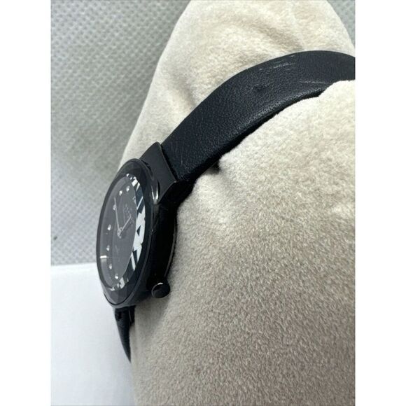 Skagen Ultra Slim 456SBLB Women\'s Black Leather Analog Dial Quartz Watch JNA983 main image 8